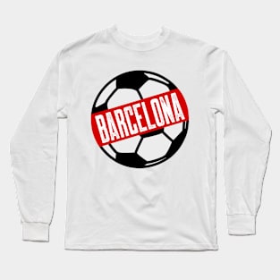 Barcelona Football Long Sleeve T-Shirt